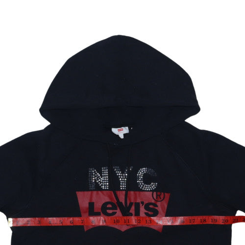Mens UK Size S Levi's Black Pullover Hoodie