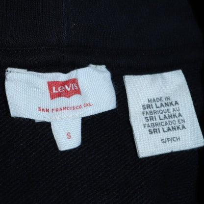 Mens UK Size S Levi's Black Pullover Hoodie
