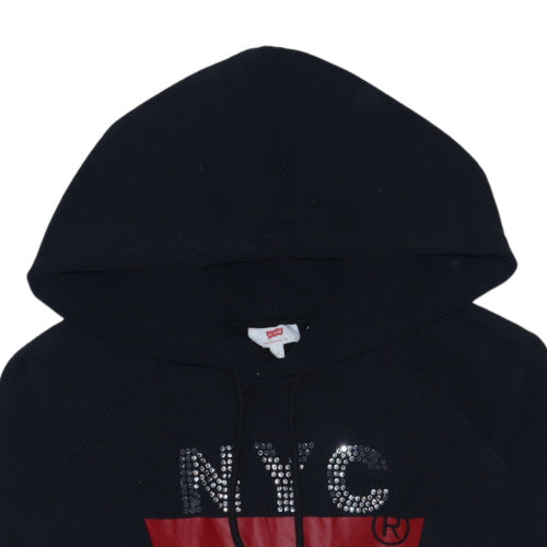 Mens UK Size S Levi's Black Pullover Hoodie