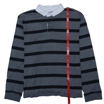 Mens UK Size 3XL TU Grey Henley Sweatshirt