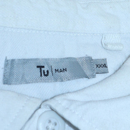 Mens UK Size 3XL TU Grey Henley Sweatshirt