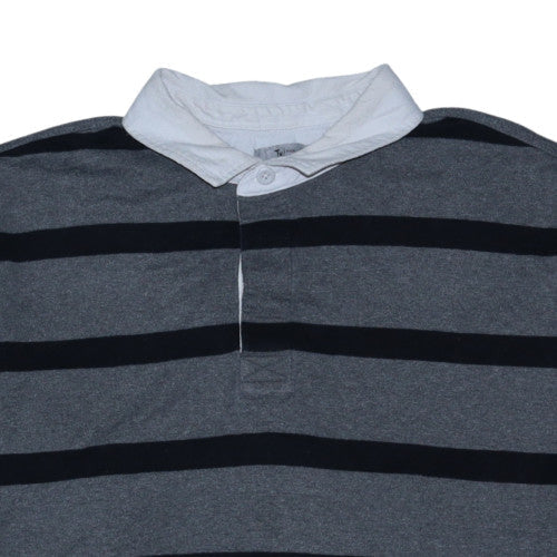 Mens UK Size 3XL TU Grey Henley Sweatshirt