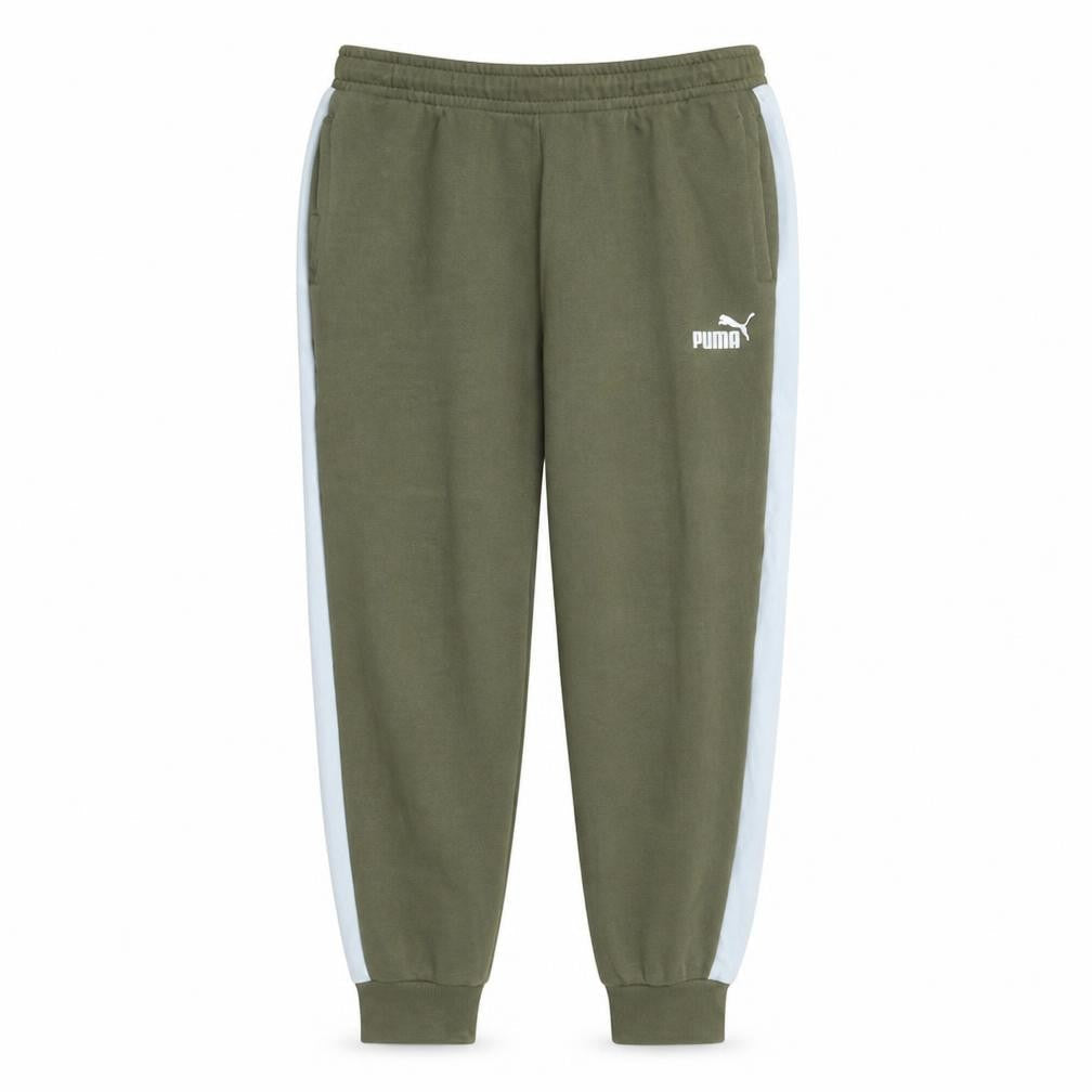 Mens UK Size XL PUMA Regular Fit Jogger Green Trousers