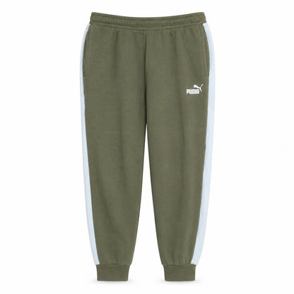Mens UK Size XL PUMA Regular Fit Jogger Green Trousers