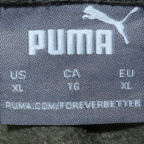 Mens UK Size XL PUMA Regular Fit Jogger Green Trousers