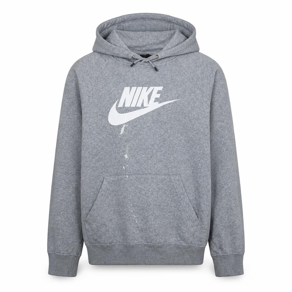 Mens UK Size L Nike Grey Pullover Hoodie