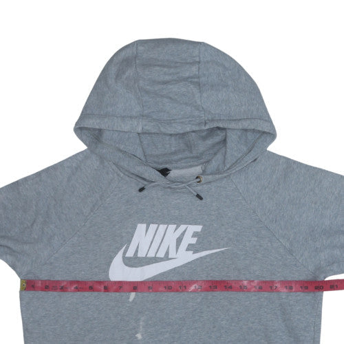 Mens UK Size L Nike Grey Pullover Hoodie