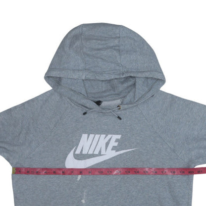Mens UK Size L Nike Grey Pullover Hoodie