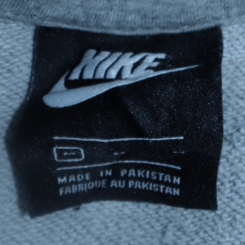 Mens UK Size L Nike Grey Pullover Hoodie