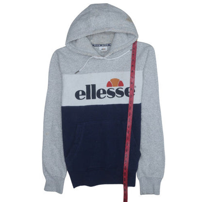 Mens UK Size S ellesse Grey Pullover Hoodie