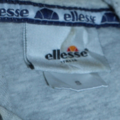 Mens UK Size S ellesse Grey Pullover Hoodie