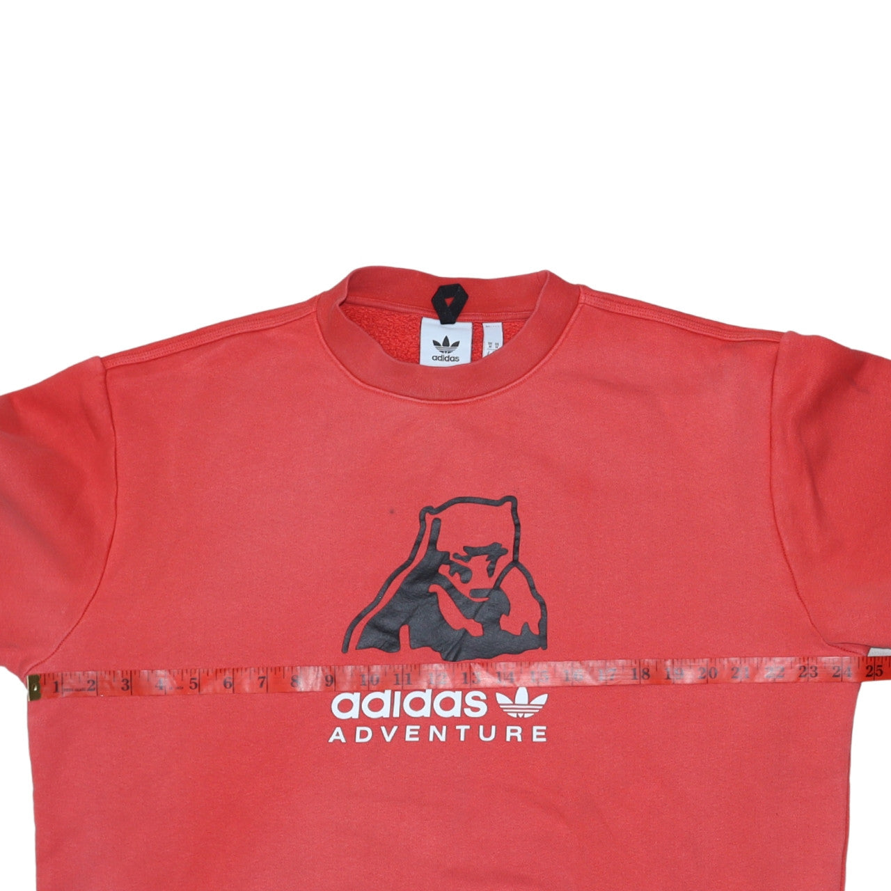 Mens UK Size M adidas Red Pullover Sweatshirt