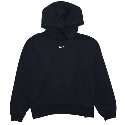 Womens UK Size L Nike Black Pullover Hoodie