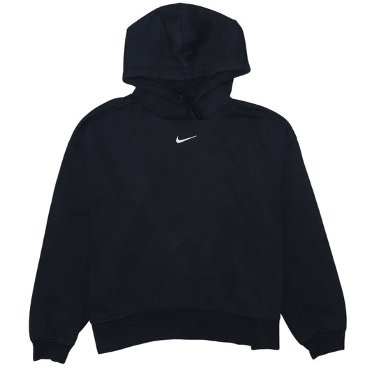 Womens UK Size L Nike Black Pullover Hoodie
