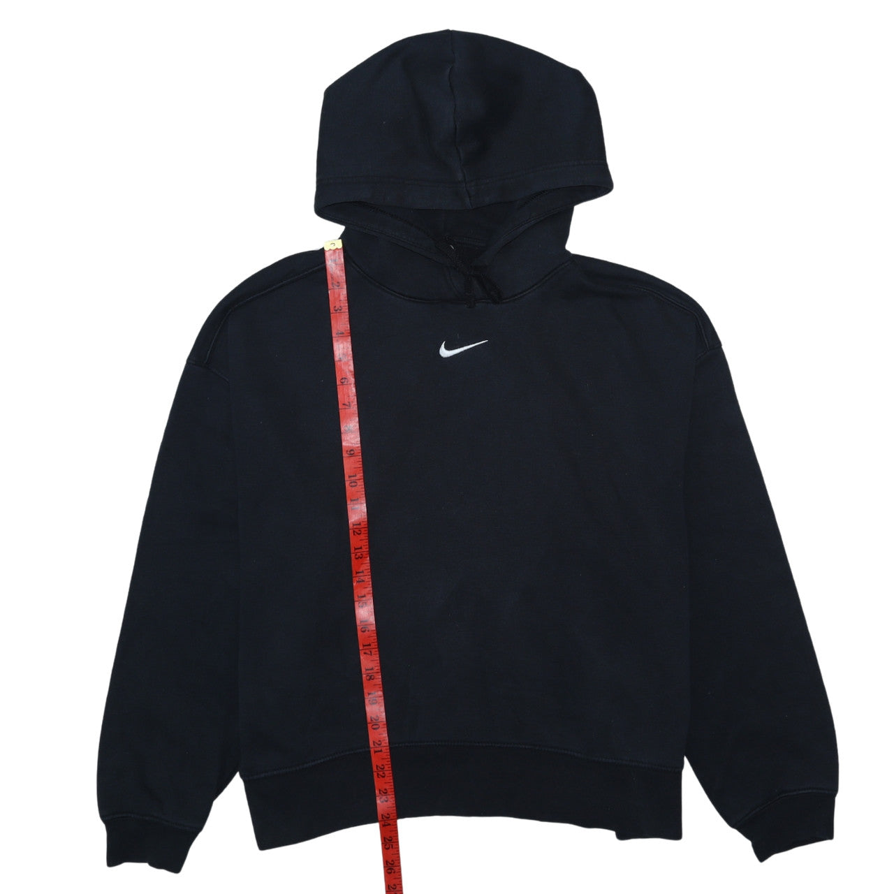 Womens UK Size L Nike Black Pullover Hoodie
