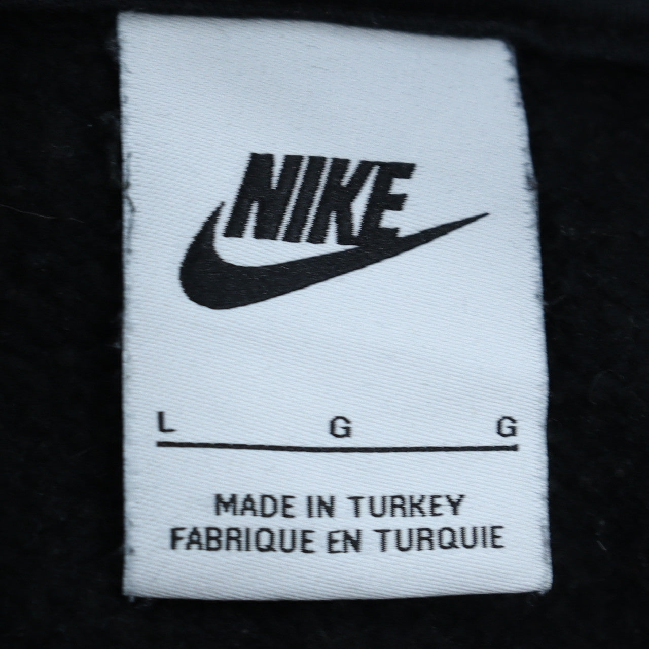 Womens UK Size L Nike Black Pullover Hoodie