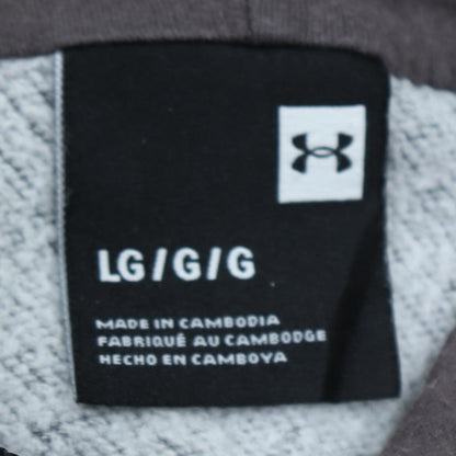 Mens UK Size L Under armour Grey Full Zip Hoodie