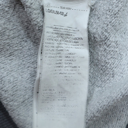 Mens UK Size L Under armour Grey Full Zip Hoodie