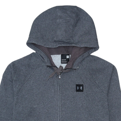Mens UK Size L Under armour Grey Full Zip Hoodie
