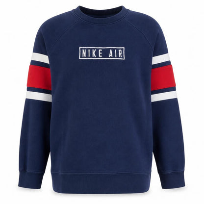 Nike Boys Blue XL Crew Neck Pullover Sweatshirt with Logo Detail