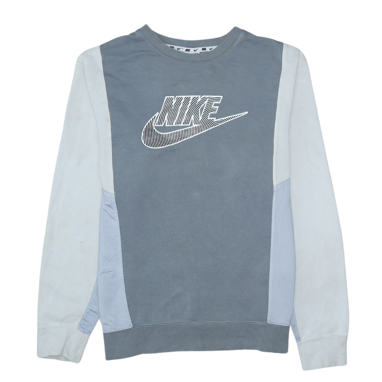 Womens UK Size M Nike Grey Pullover Sweatshirt