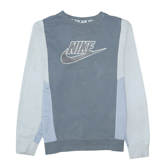Womens UK Size M Nike Grey Pullover Sweatshirt