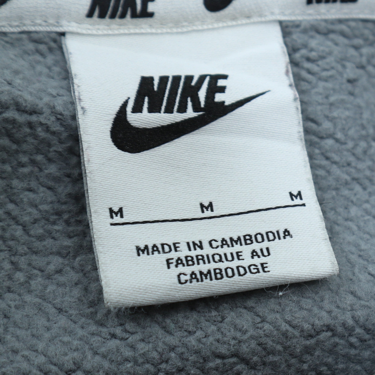 Womens UK Size M Nike Grey Pullover Sweatshirt