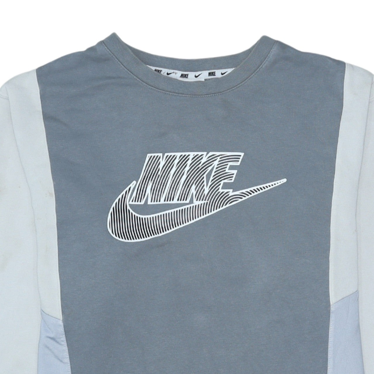 Womens UK Size M Nike Grey Pullover Sweatshirt