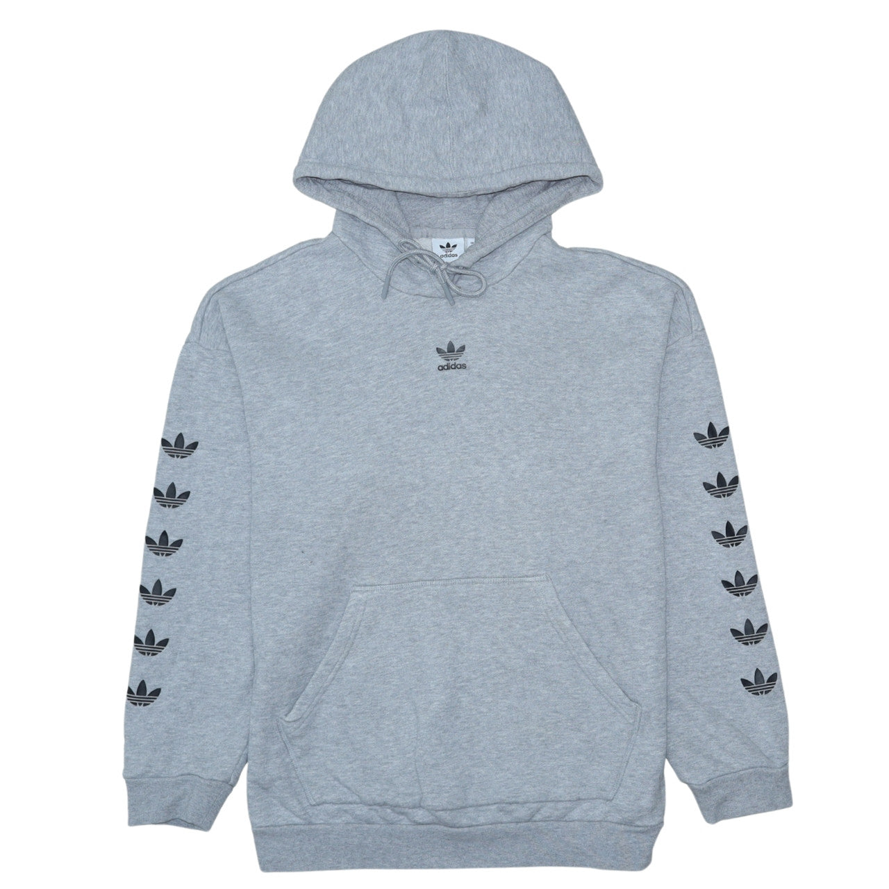 Womens UK Size 8 adidas Grey Pullover Hoodie