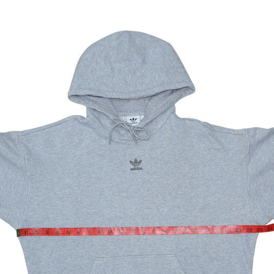 Womens UK Size 8 adidas Grey Pullover Hoodie