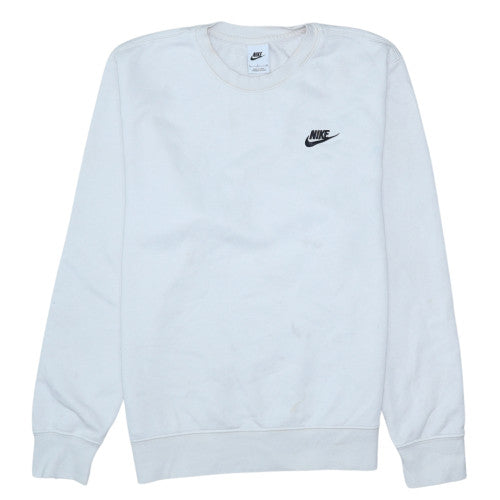 Womens UK Size S Nike White Pullover Sweatshirt