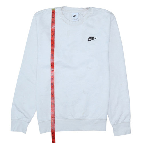 Womens UK Size S Nike White Pullover Sweatshirt