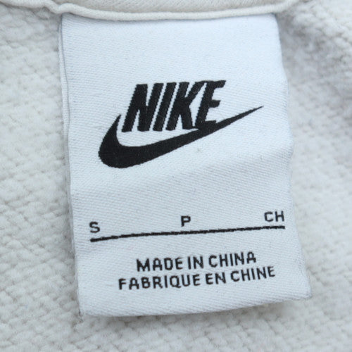 Womens UK Size S Nike White Pullover Sweatshirt