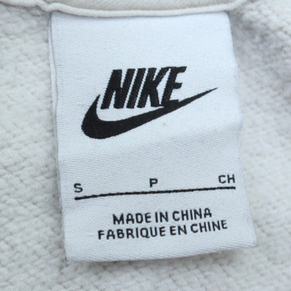 Womens UK Size S Nike White Pullover Sweatshirt