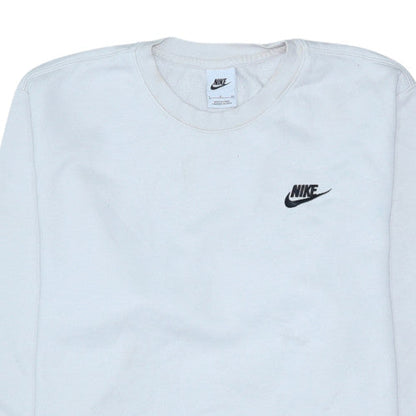 Womens UK Size S Nike White Pullover Sweatshirt
