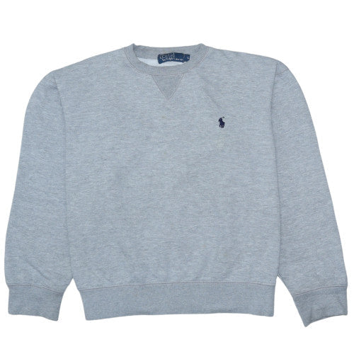 Mens UK Size L Ralph Lauren Grey Pullover Sweatshirt