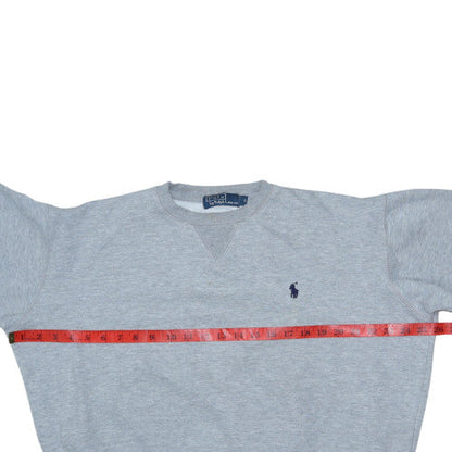 Mens UK Size L Ralph Lauren Grey Pullover Sweatshirt