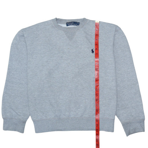 Mens UK Size L Ralph Lauren Grey Pullover Sweatshirt