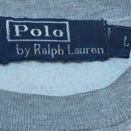 Mens UK Size L Ralph Lauren Grey Pullover Sweatshirt