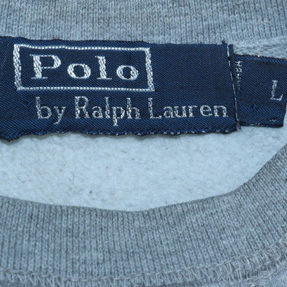 Mens UK Size L Ralph Lauren Grey Pullover Sweatshirt