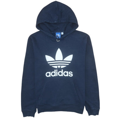 Mens UK Size L adidas Blue Pullover Hoodie