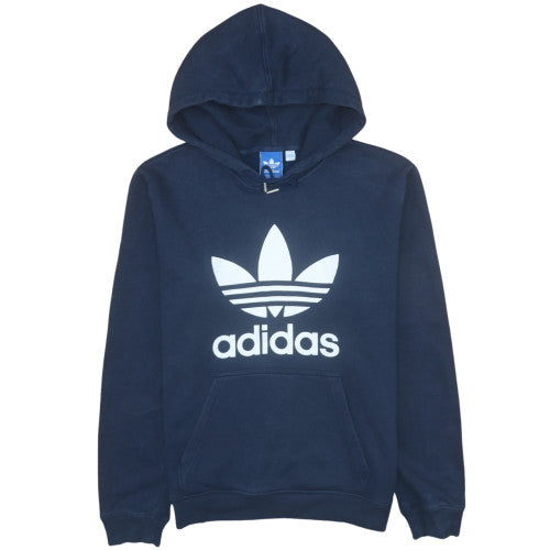 Mens UK Size L adidas Blue Pullover Hoodie
