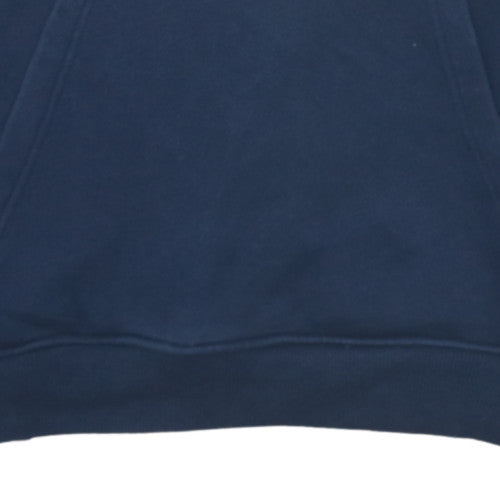 Mens UK Size L adidas Blue Pullover Hoodie