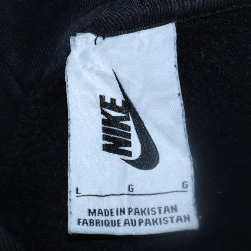 Mens UK Size L Nike Black Pullover Hoodie