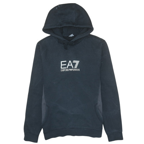 Womens UK Size M Emporio Armani Black Pullover Hoodie