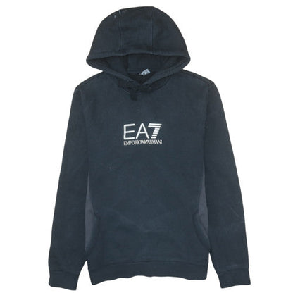 Womens UK Size M Emporio Armani Black Pullover Hoodie