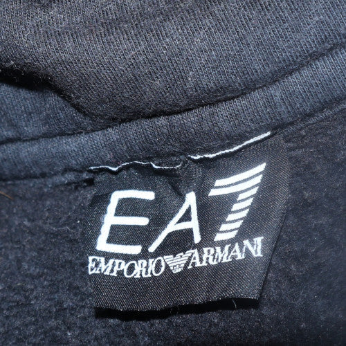 Womens UK Size M Emporio Armani Black Pullover Hoodie