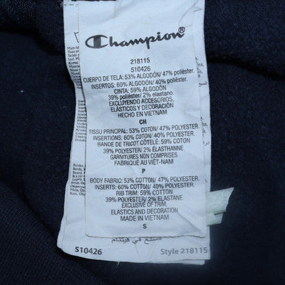 Mens UK Size S Champion Blue Full Zip Hoodie