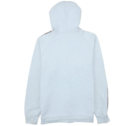 Mens UK Size M adidas White Full Zip Hoodie