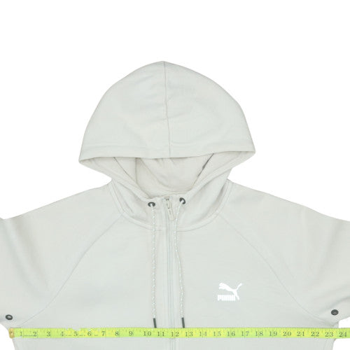Mens UK Size M PUMA Beige Full Zip Hoodie